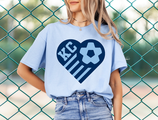 DTF - KC ABSTRACT SOCCER HEART