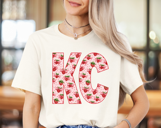 KC Kansas City Summer Strawberries - DIGITAL DOWNLOAD