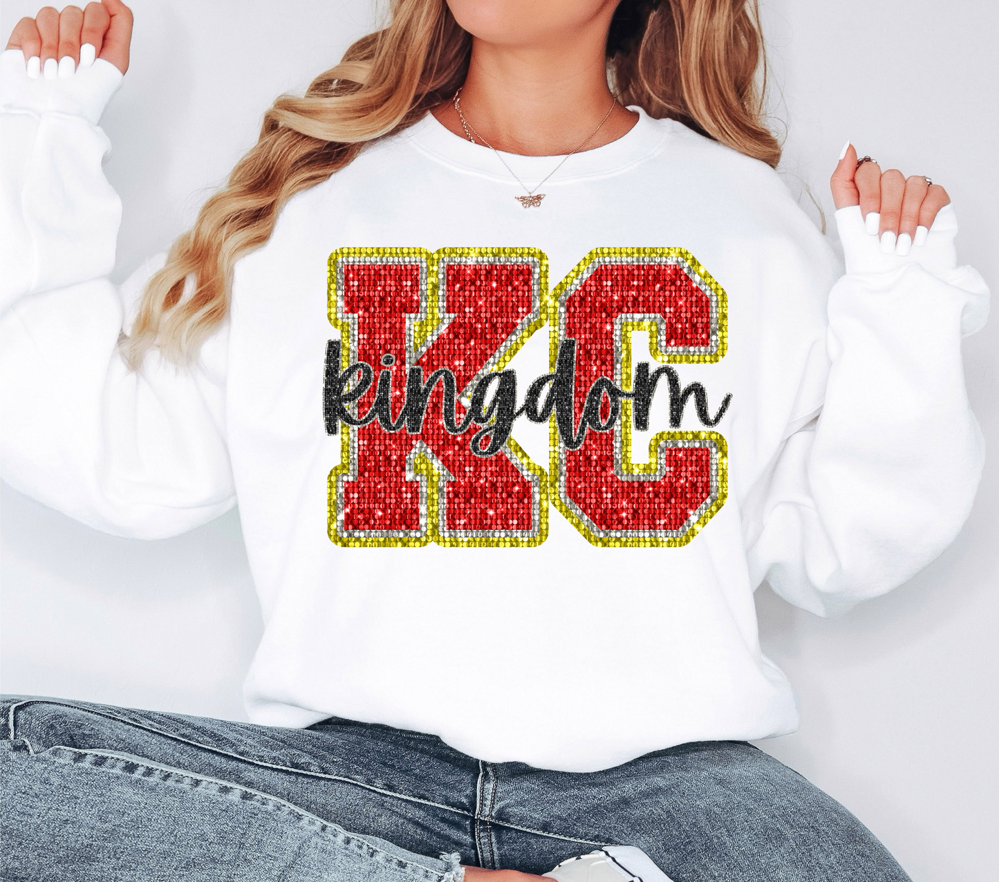 DTF - KC KINGDOM FAUX SEQUINS