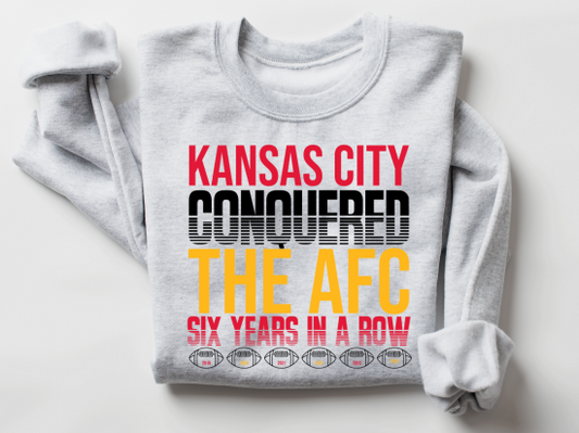 DTF - KANSAS CITY CONQUERED 6 YEARS (BLACK VERSION)