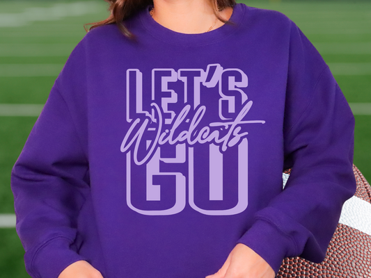 DTF - LET'S GO WILDCATS - LAVENDER