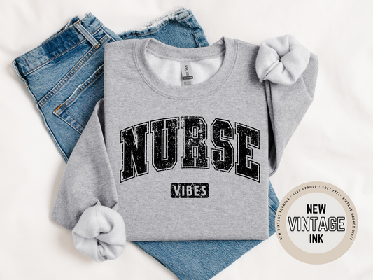 * VINTAGE INK * NURSE VIBES GRUNGE - PRESALE 12-17