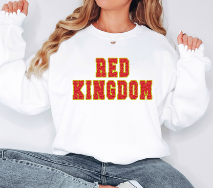 DTF - KC RED KINGDOM FAUX SEQUINS