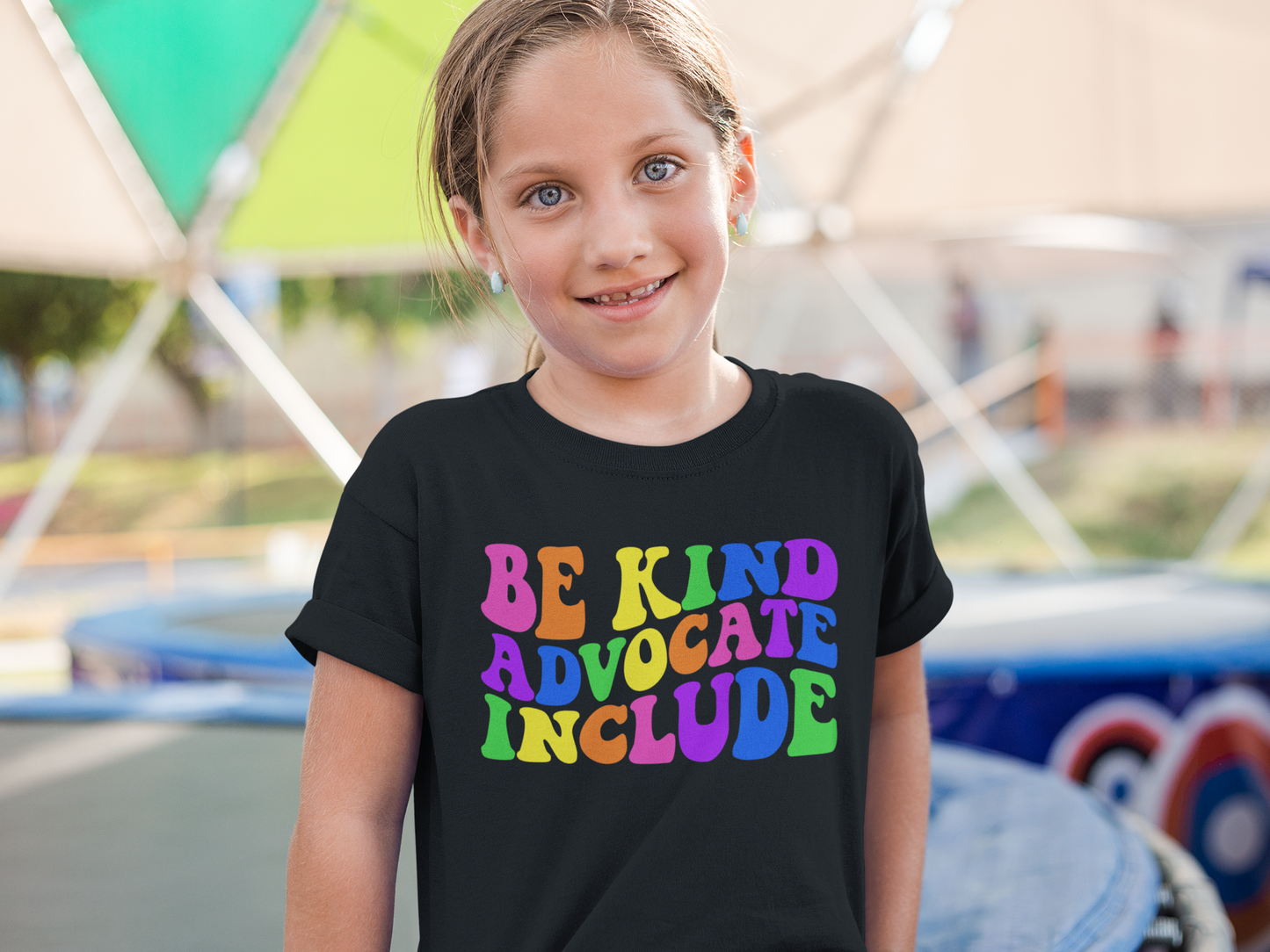 DTF - BE KIND ADVOCATE INCLUDE BRIGHTS - YOUTH SIZE