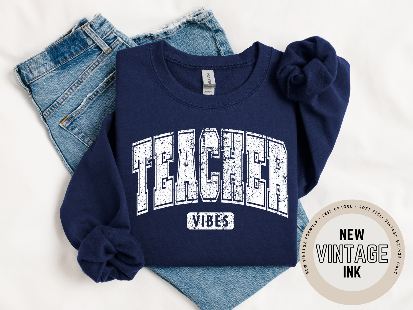 * VINTAGE INK * TEACHER VIBES GRUNGE - PRESALE 12-17