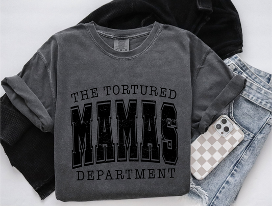 DTF - TORTURED MAMAS DEPARTMENT- BLACK