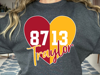 DTF - 87 13 TRAYLOR HEART