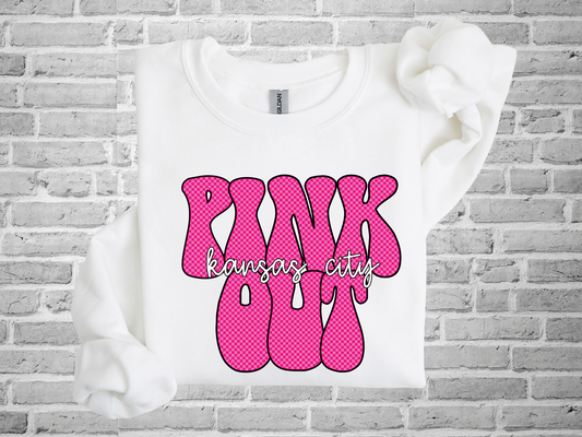 KANSAS CITY PINK OUT 5 DESIGNS - PNG - INSTANT DOWNLOAD