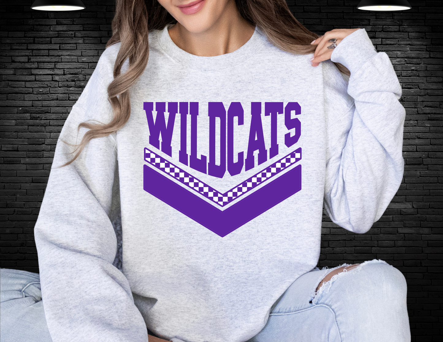 DTF - WILDCATS CHECKERED RETRO