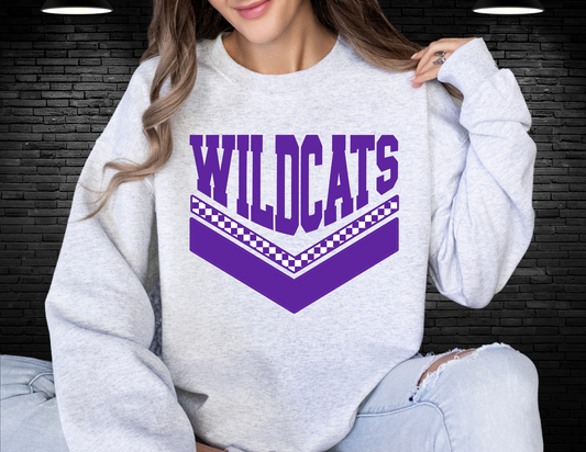 DTF - WILDCATS CHECKERED RETRO