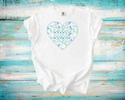 KC Kansas City Easter Hearts 2 Colors - DIGITAL DOWNLOAD