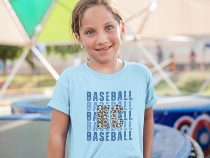 DTF - KANSAS CITY BASEBALL REPEAT with LEOPARD KC