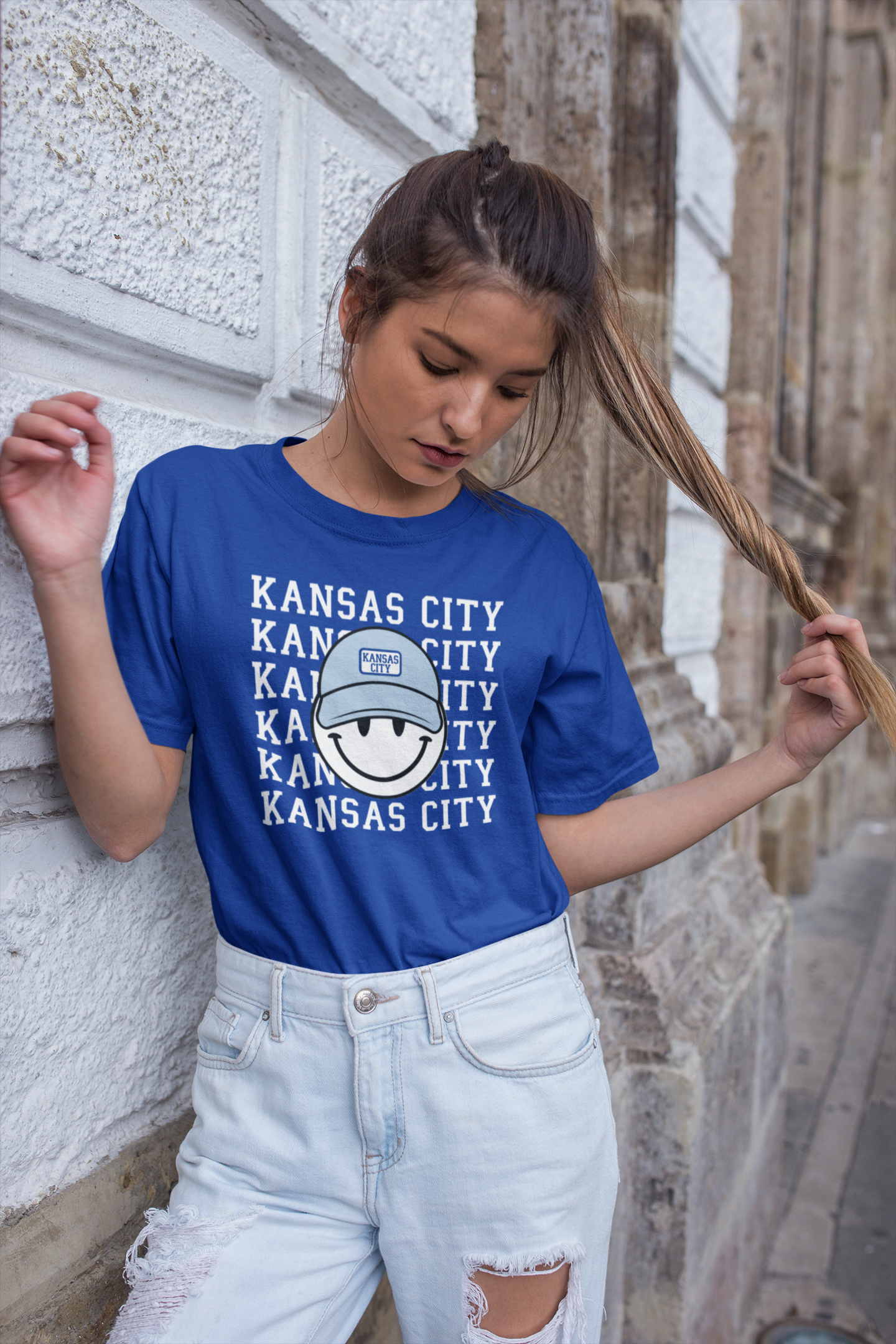 DTF - KANSAS CITY REPEAT with RETRO BASEBALL CAP FACE