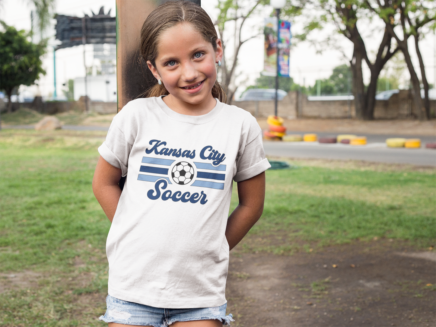 DTF - KANSAS CITY SOCCER RETRO STRIPES