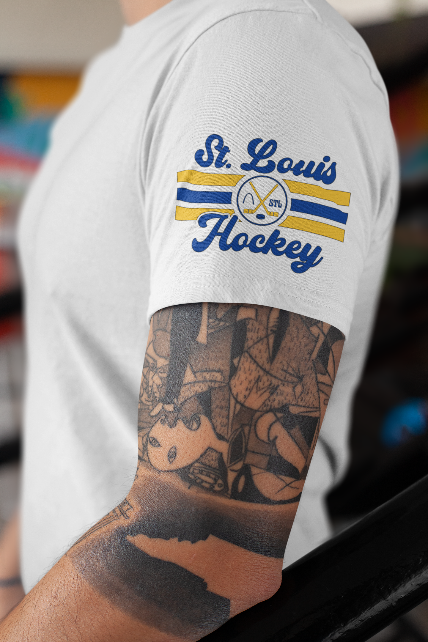 DTF - ST LOUIS RETRO HOCKEY WITH STRIPES