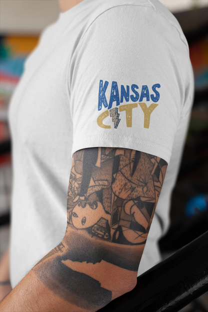 DTF - KANSAS CITY BASEBALL LIGHTNING BOLT