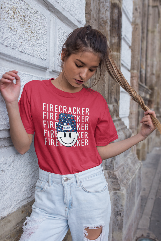 DTF - MAMA FIRECRACKER REPEAT RETRO